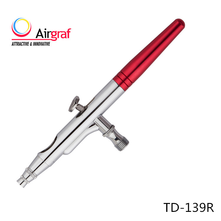 批发0.25mm口径 上壶0.5cc 高质量美甲喷笔 TD-139