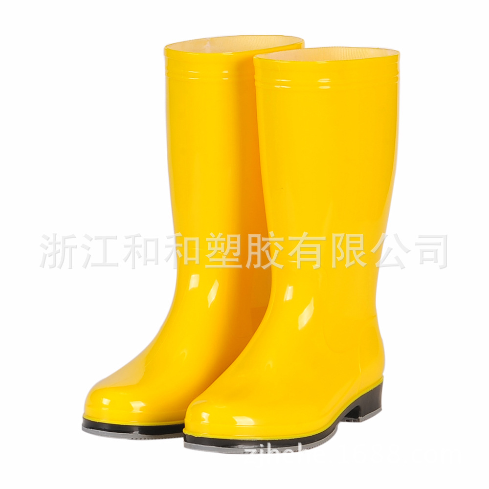 [Harmony Manufacturing,Custom processing] 955 Rubber sole non-slip food hygiene pvc Rain shoes wholesale customized
