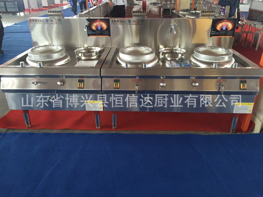 1.5米猛火灶油气两用炒灶柴油炒灶液化气炒灶猛火灶商用