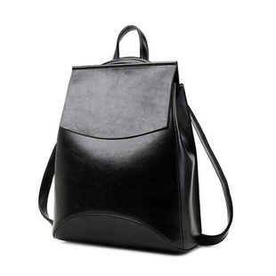 Рюкзак, универсальная кожаная сумка через плечо для отдыха, коллекция 2022, из натуральной кожи, в корейском стиле