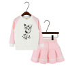 Spring children's set, pleated skirt, sweatshirt, long sleeve