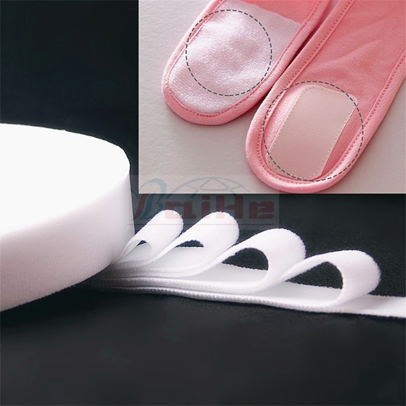 厂家直销尼龙射出勾配起毛布 婴儿魔术贴 超薄透明黑白色彩色定制