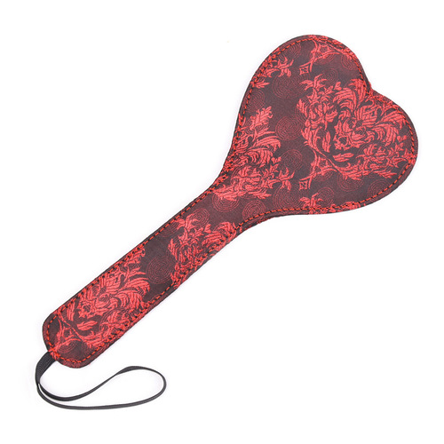 Women's leather swatter, special PP swatter for couples flirting, adult sex toys, passionate classical pattern hand swatter BD