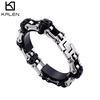 Retro bracelet stainless steel, accessory, European style, wholesale