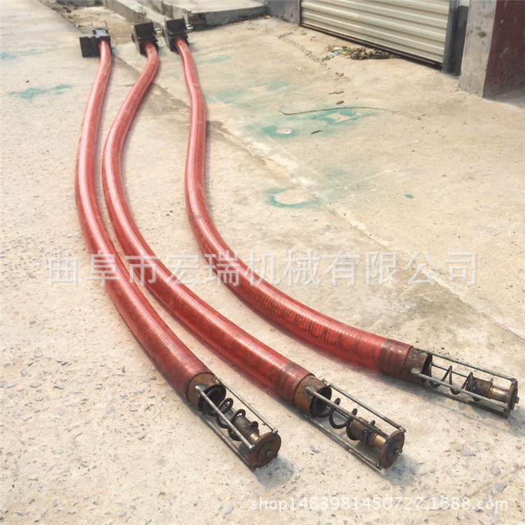 马路晒粮食输送机-小麦玉米自动装车机-软管小型吸粮机输送机9是9