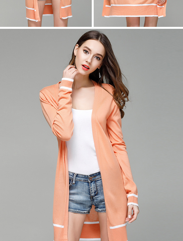 New Women s Long Sleeve Knit Jacket  NSYH9730