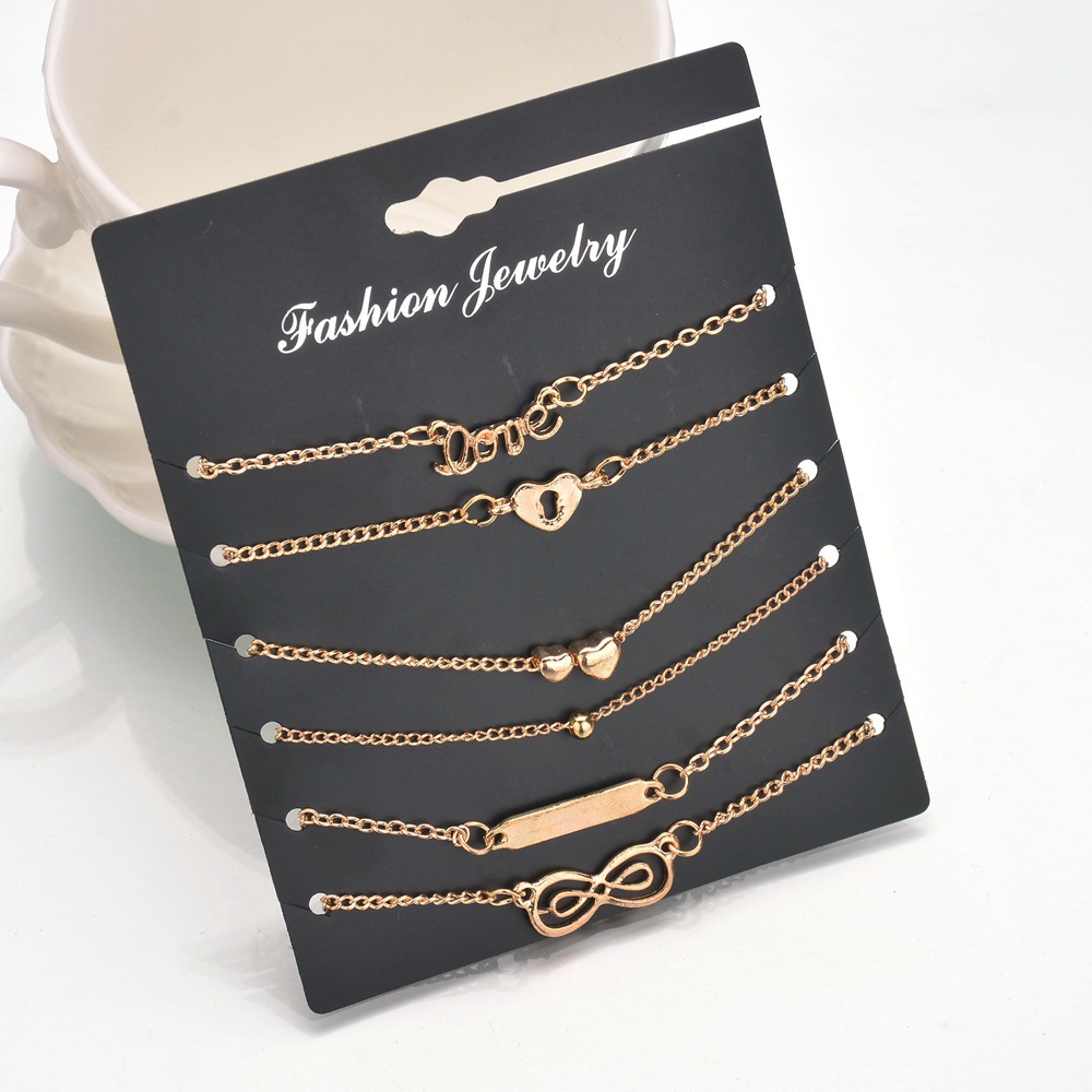 Occident and the United States alloy plating Bracelet (Gold)NHBQ0999-Gold