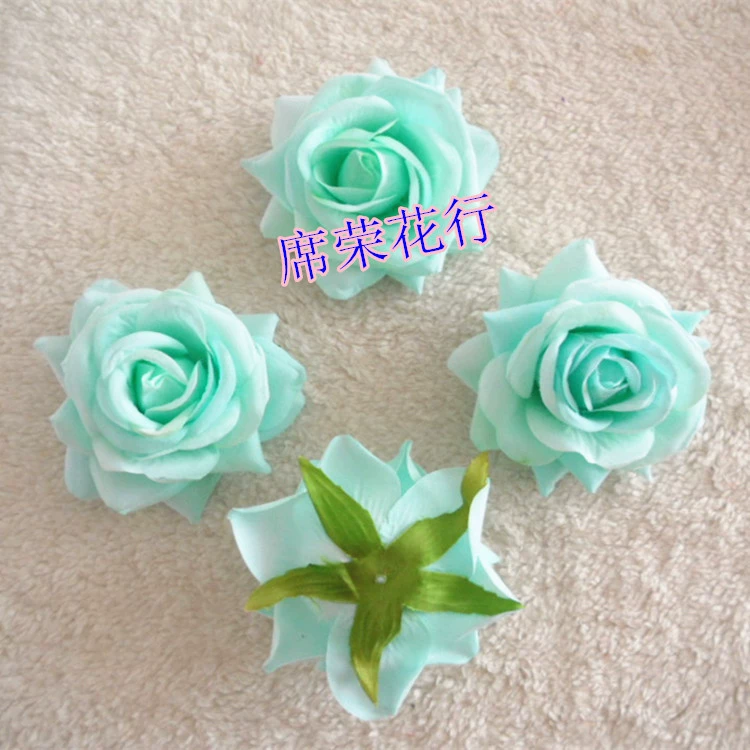 8cm simulation big roll rose silk cloth flower head flowers DIY bottomless support shoes hat wedding jewelry