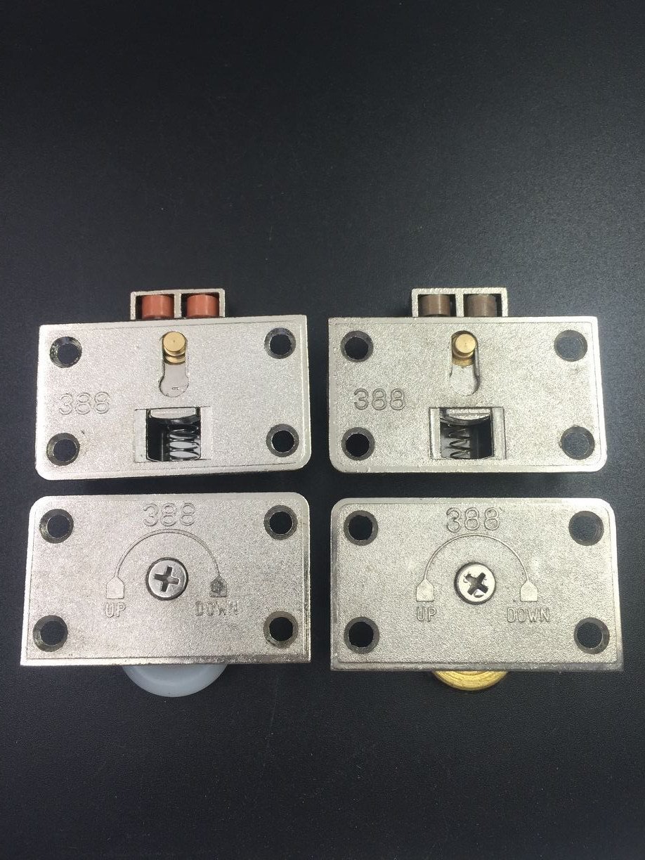 静音衣柜趟门轮 388合金移门轮 橱柜塑料下滑轮 量大从优