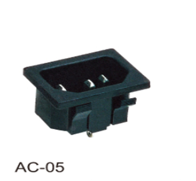 直销 AC品字电源插座 三芯插座 电饭锅机箱电源插座