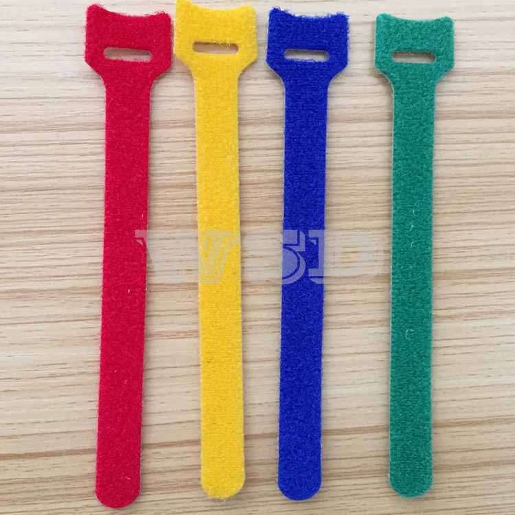 销售彩色背对背魔术贴电线捆绑带收纳整理带魔术贴绑带