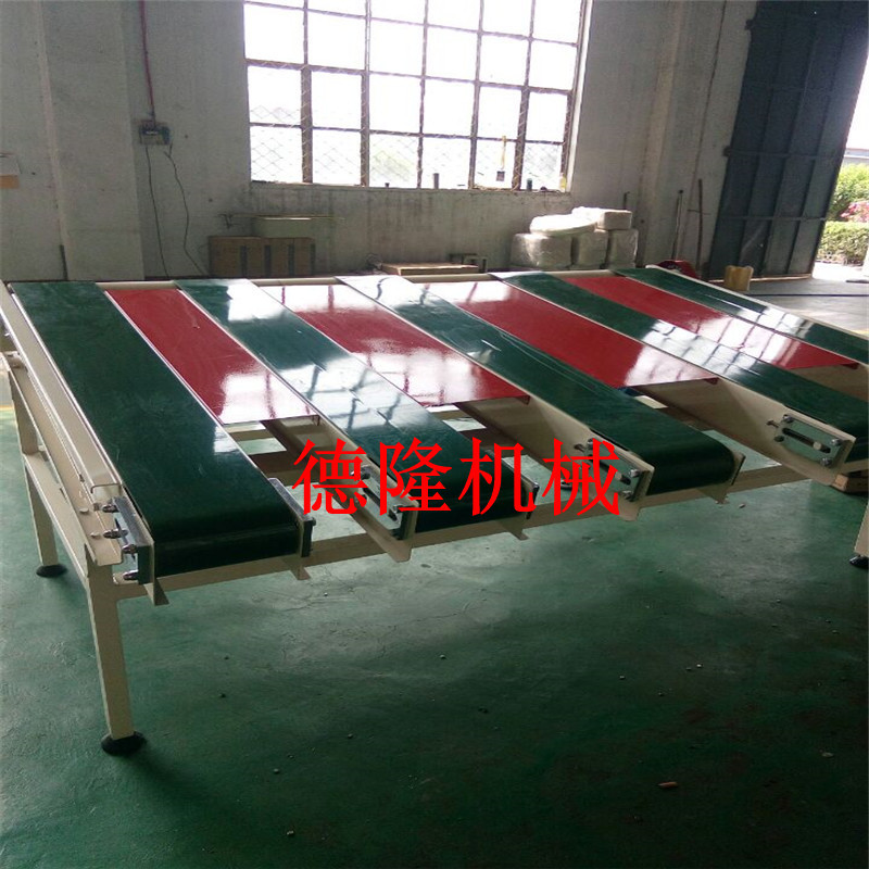 厂家非标定 制超劲双边长条台PVC皮带线 皮带输送机