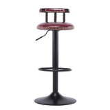 Бар Стул Современный минималистский подъемник вращается обратно в задний бар, стул Luxury Fashion Bar Aron