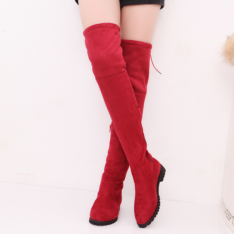 Bottes femme en Daim - Ref 3355148 Image 4
