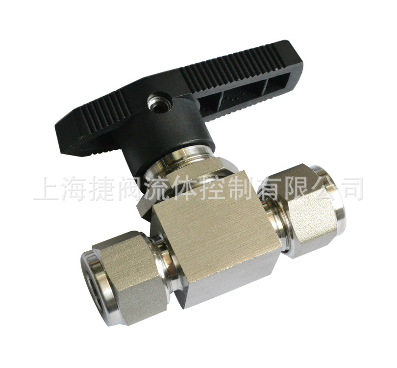 304不锈钢卡套球阀 卡套直通阀门 仿美卡套球阀 Φ3 Φ10 Φ16