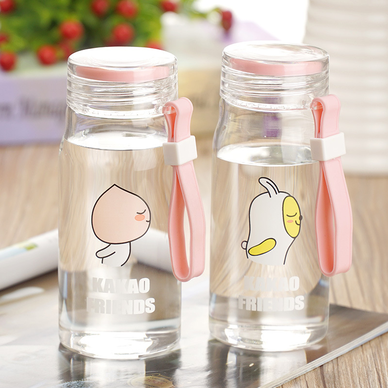 Tao Jun fart glass transparent gift Water cup Cartoon Advertising Cup new pattern customized logo Printed Two-Dimensional Code
