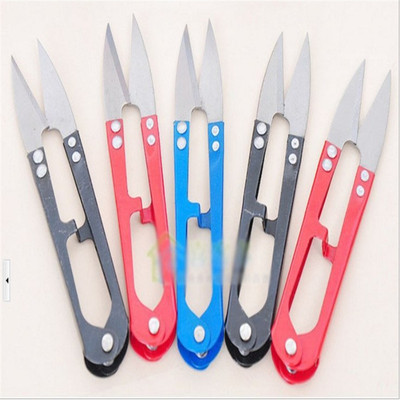 不锈钢U型修线剪 居家纱剪 十字绣剪刀 厂家批发线头小剪刀T|ms