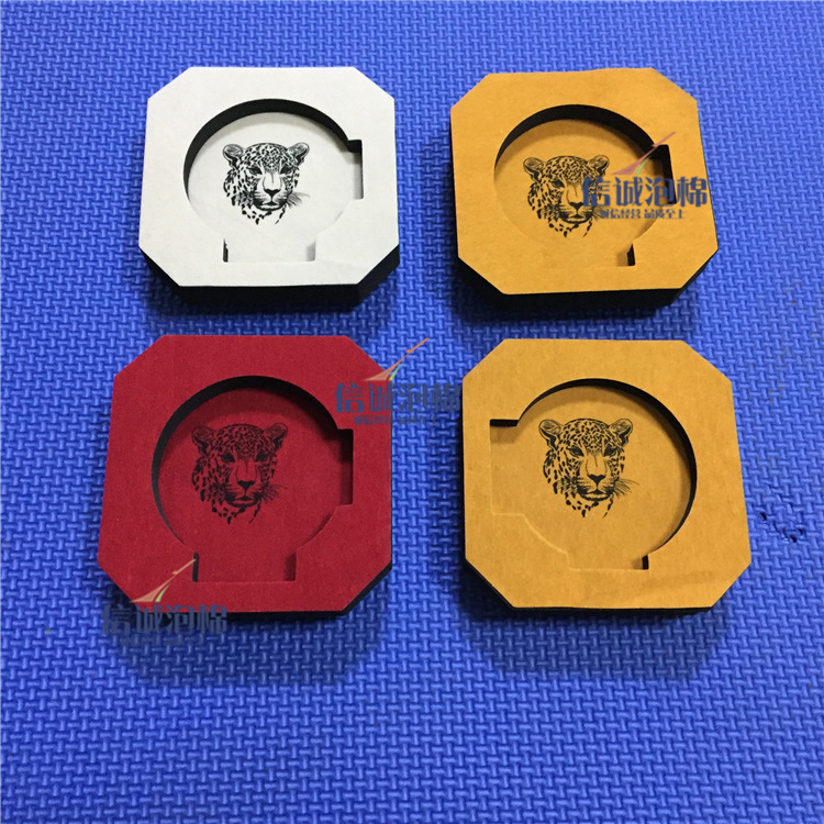 饰品盒泡棉植绒内托 可印刷
