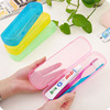 Toothbrush for traveling, transparent big toothpaste