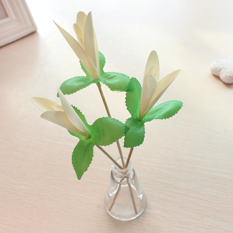 Langfen new pattern Rattan indoor decorate Dried flowers Atmosphere arrangement Green leaf Chips Lily volatilization Aromatherapy