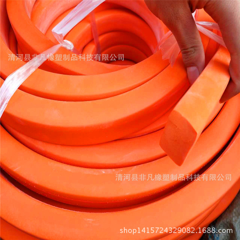 供应硅胶发泡密封条 蒸箱烤箱锅炉专用耐高温橡胶条 可来样定做