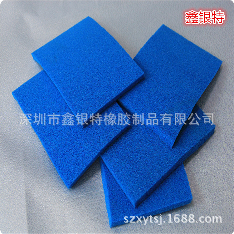 硅胶高温海绵板 制衣机械烫台硅胶海绵15-10  开孔发泡硅胶海绵