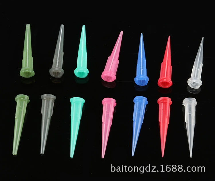 Пластмасса клея распределяя/ТТ склоненная/сопло иглы/полностью пластиковая игла/сопло клея/шприц впрыски/18 г клея