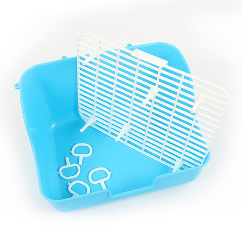 Rabbit Square Toilet Heightened Small Pet Toilet Pet Supplies Anti-splash Guinea Pig Easy Washable Deodorant Pet Supplies