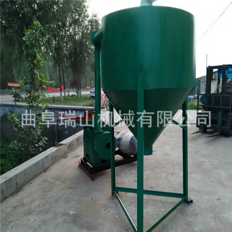 直销无尘沙克龙饲料粉碎机 禽畜养殖饲料加工设备饲料粉碎机