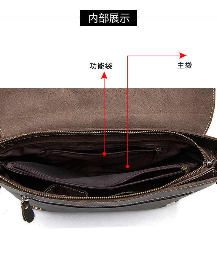 Túi đeo chéo nam da bò thật , túi đeo vai đựng iPad 11 inch — Màu cà phê đậm 6011 (30*24.6.5cm), Màu nâu 6011, Cà phê (34*24.6.5cm), Màu nâu (34*24.6.5cm) chi tiết 13