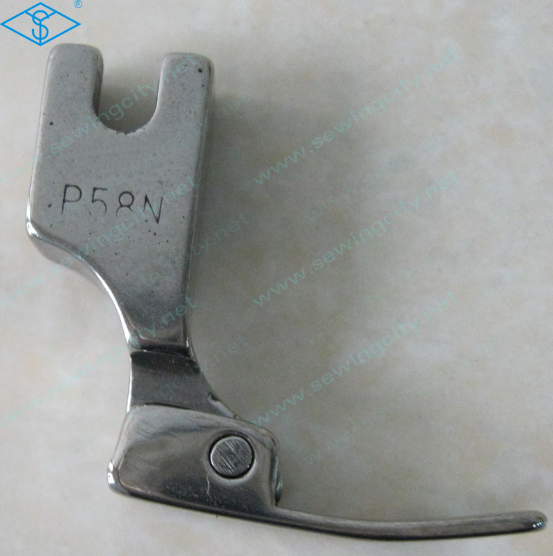 缝纫机配件全钢普通压脚P58N(142058N)平缝车压脚