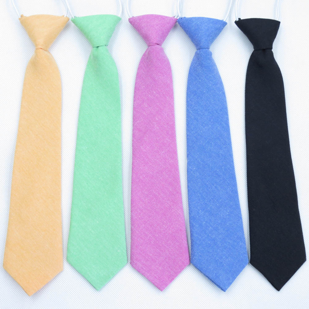 A Variety of Cotton Kidsren's Ties, Cute Baby Gentlemen, Korean Style Fashionable Pure Color Small Ties, Starting from One Piece