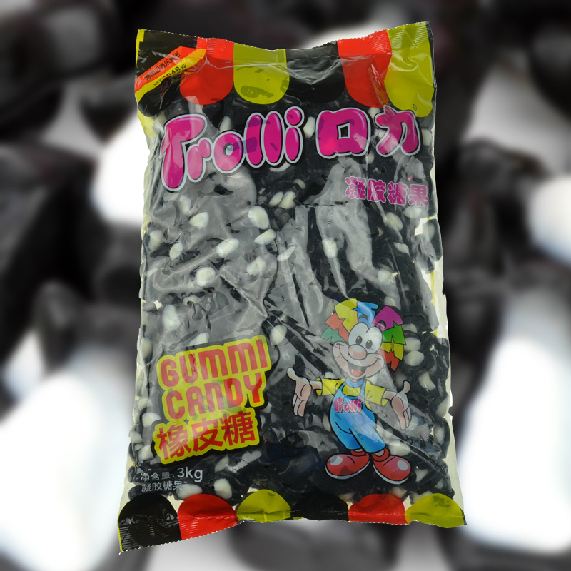 批發德國口力橡皮糖 trolli軟糖 口力企鵝橡皮糖3kg 批發軟糖