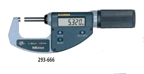 日本三丰 293-666 非旋转心轴  数显千分尺