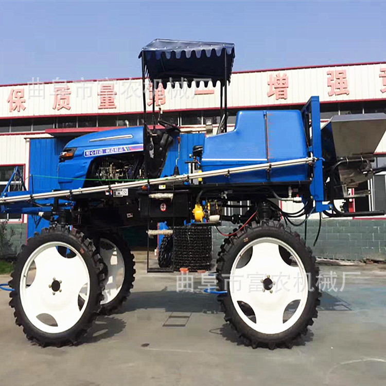 高杆玉米打药机 自走式四驱打药机 水田运苗机