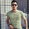 T-shirt, camouflage long-sleeve for leisure, 2023, trend of season, wholesale