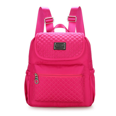 2020 Spring Cross border new pattern Korean Edition Ladies Backpack Quilted Spiraea Solid Mummy Bag multi-function Casual Bags
