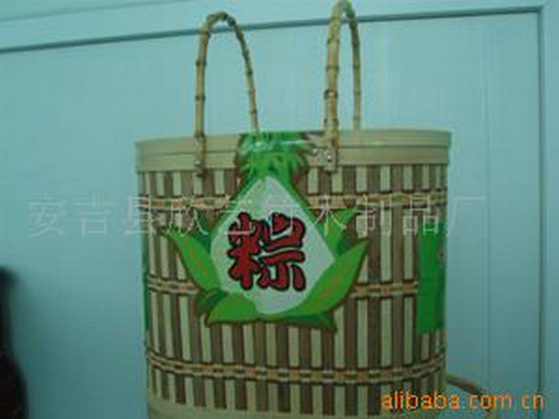 批发竹篮竹包装粽子包装篮月饼包装盒 山核桃包装盒