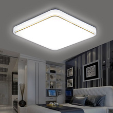 led吸頂燈 簡約方形燈飾吸頂燈 客廳卧室燈具吸頂燈led批發