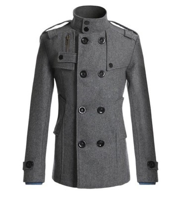 Autumn And Winter Men's Woolen Jacket