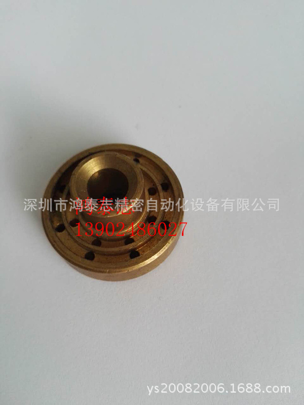 铜件钻孔高转速进刀快分度加工自动化控制无需人工操作断钻头停机