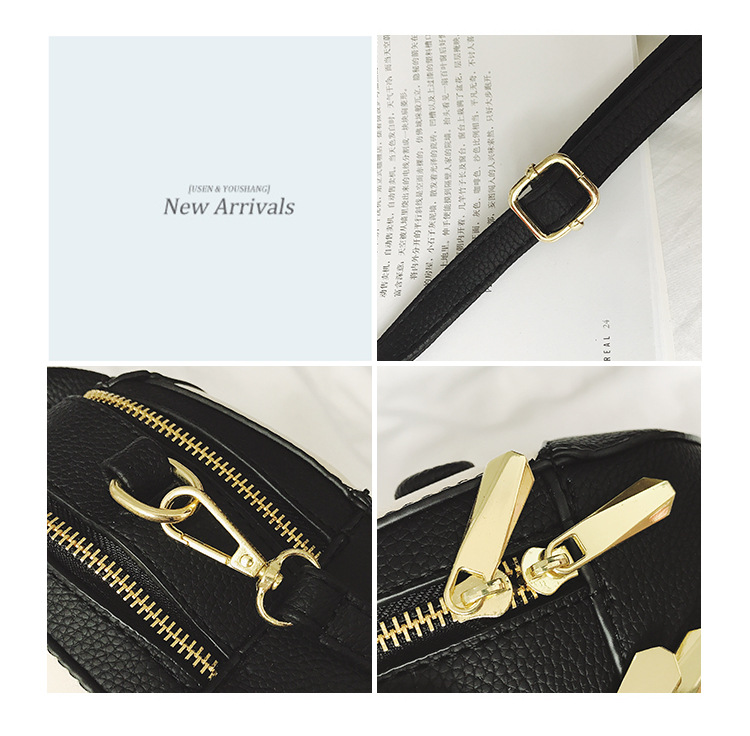 Korean version PUfashion bag (gray)NHPB0187-gray