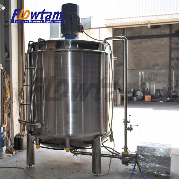 不锈钢卫生级刮壁乳化搅拌罐 真石漆搅拌罐  高浓度处理罐