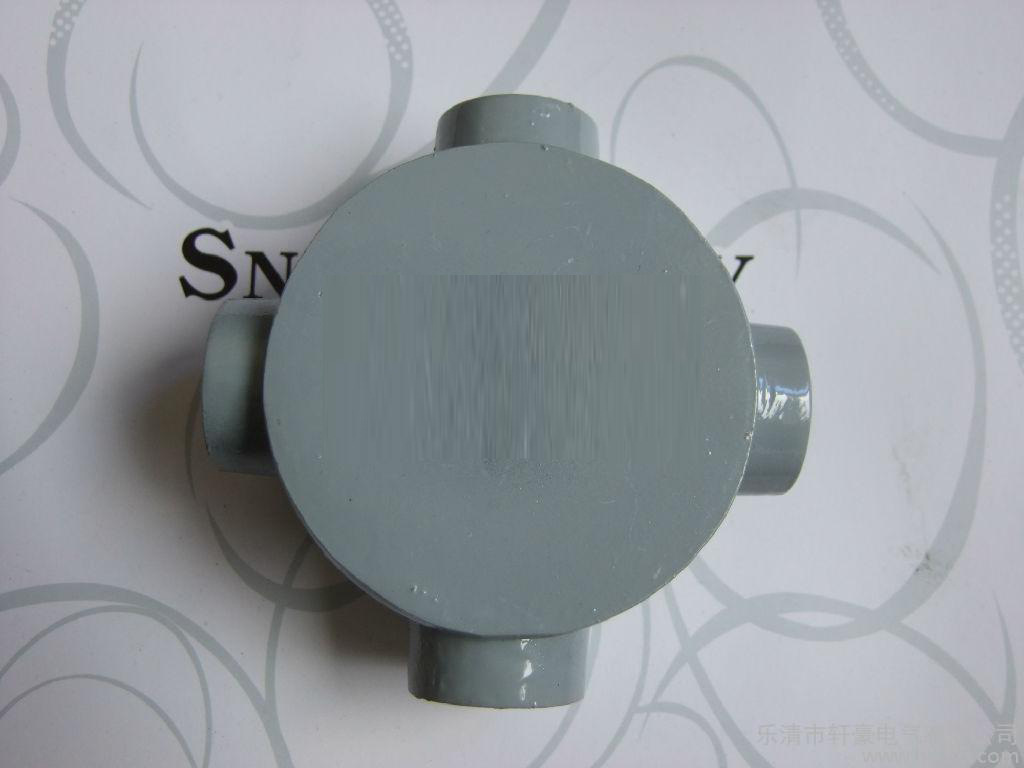 铝合金普通接线盒 防水防尘  铁盖铝盖带吊 JXH  中途接线盒铝制