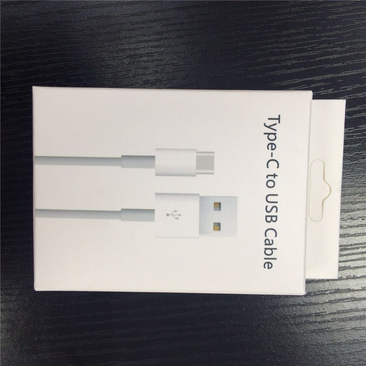 华为三星type c 数据线乐视线充电线高档加厚硬纸盒外包装盒爆款