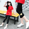 Summer trousers, fashionable elastic leggings, western style, suitable for teen