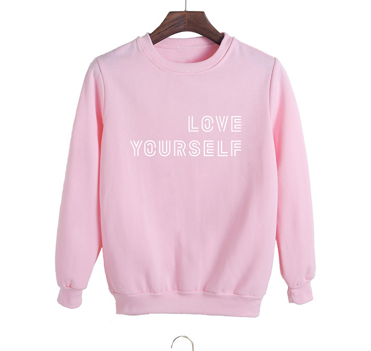 Love Yourself Printed Sweatshirt