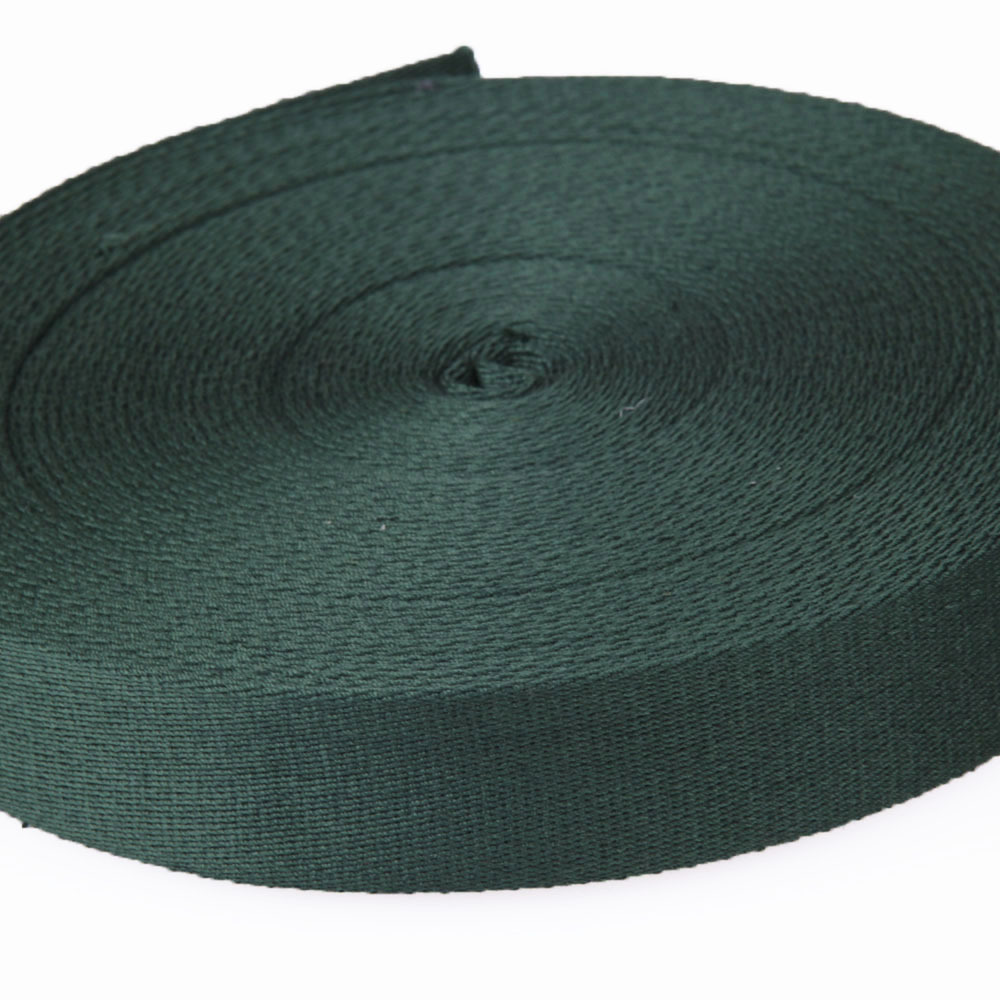 广东现货直售 3.8cm 斜纹 深绿色 棉织带 3.2cm 涤棉手提带