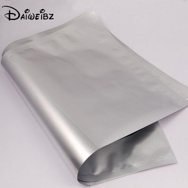 批发厂家三边封铝箔袋电子防潮真空铝箔包装袋复合食品纯铝袋定做|ms