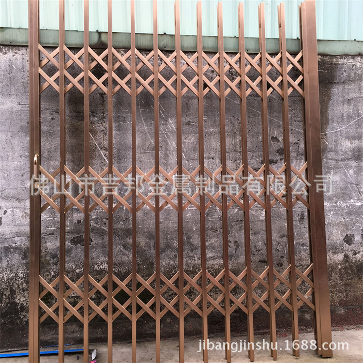 供应304加厚推拉闸门 不锈钢拉闸门伸缩折叠门厂家定制入户拉闸门-阿里巴巴